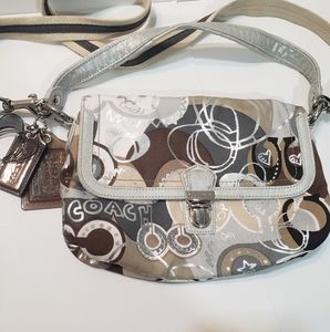 Vintage Coach Logo Crossbody Bag